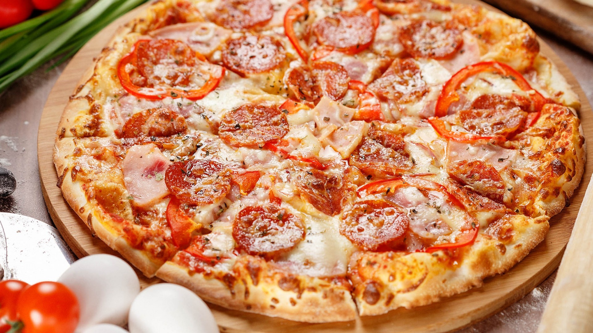 披萨,既保留了中国的传统风味,又让西方文化完美地展现与此