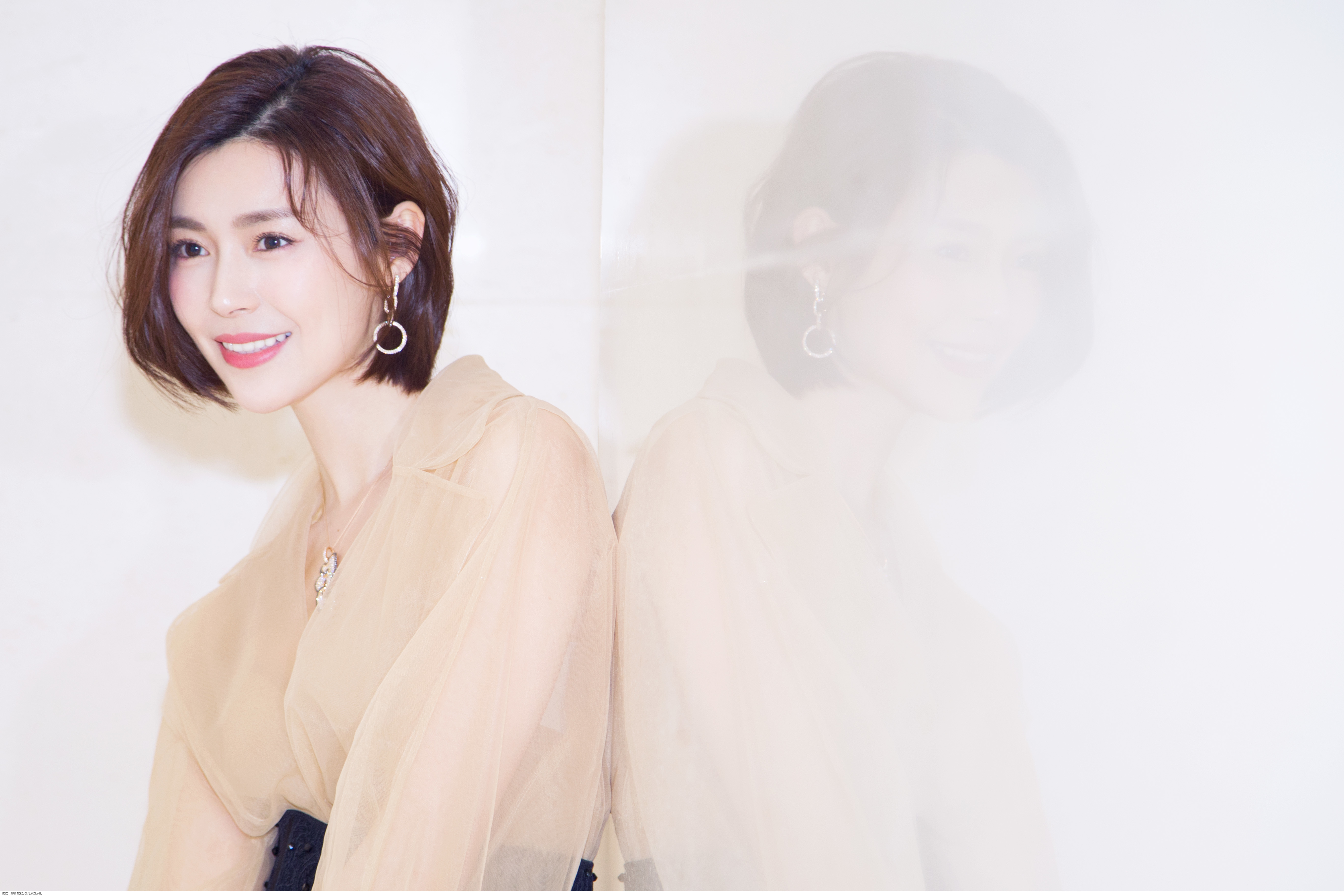 夏有乔木女主卢杉美照,无论长发还是短发都是美美的