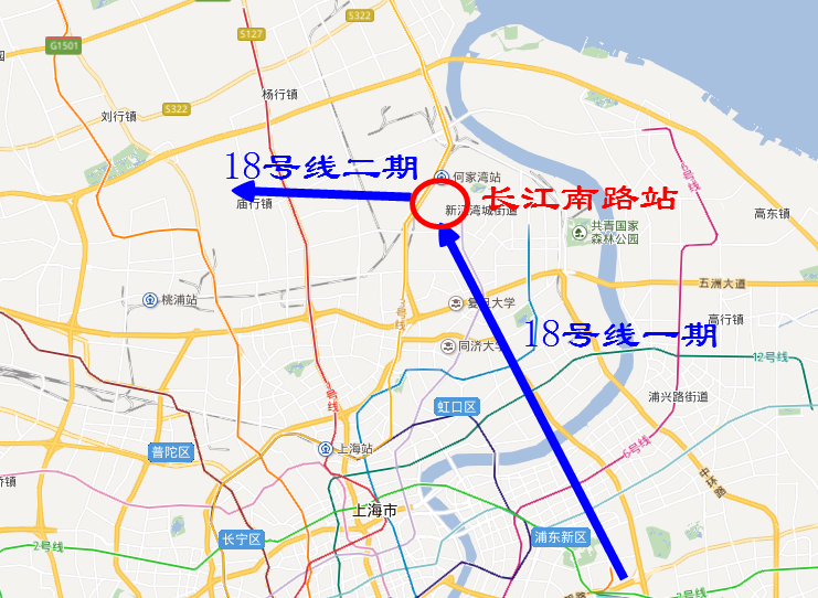 上海18号线二期线路图片
