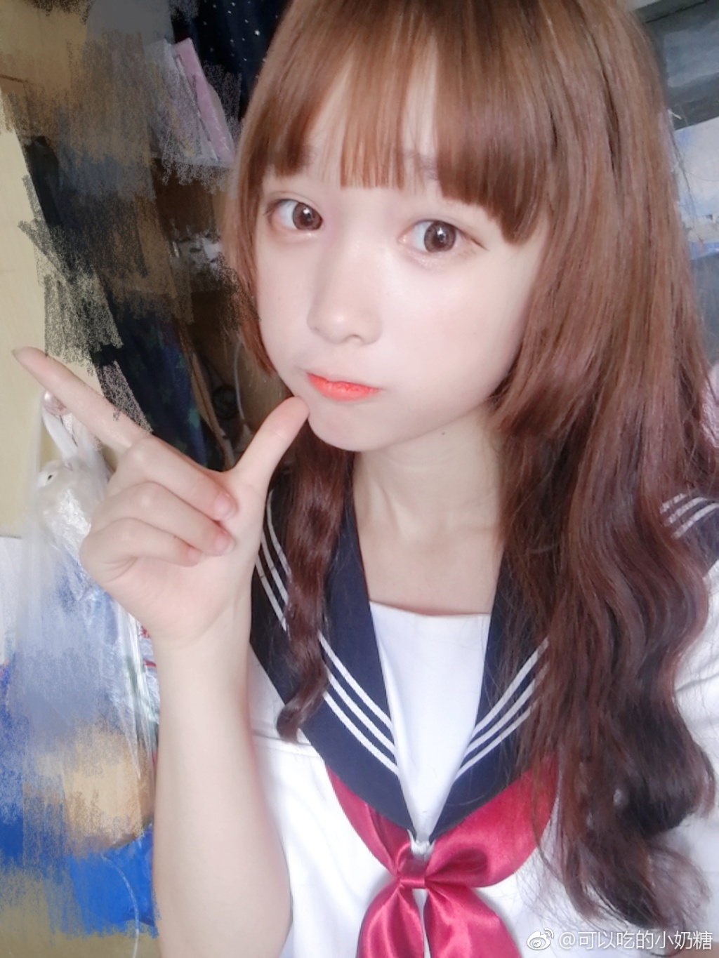 超美的小可爱 甜甜蜜蜜的水手服coser小奶糖