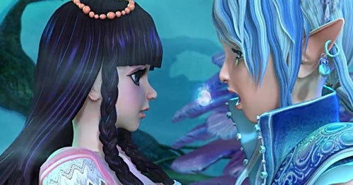 精灵梦叶罗丽:王默和水王子的专属图集,他们俩真的很配哦