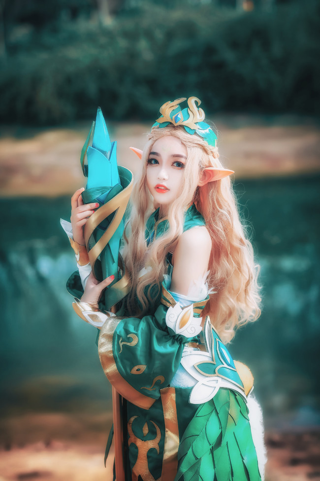 王者荣耀王昭君精灵公主cos