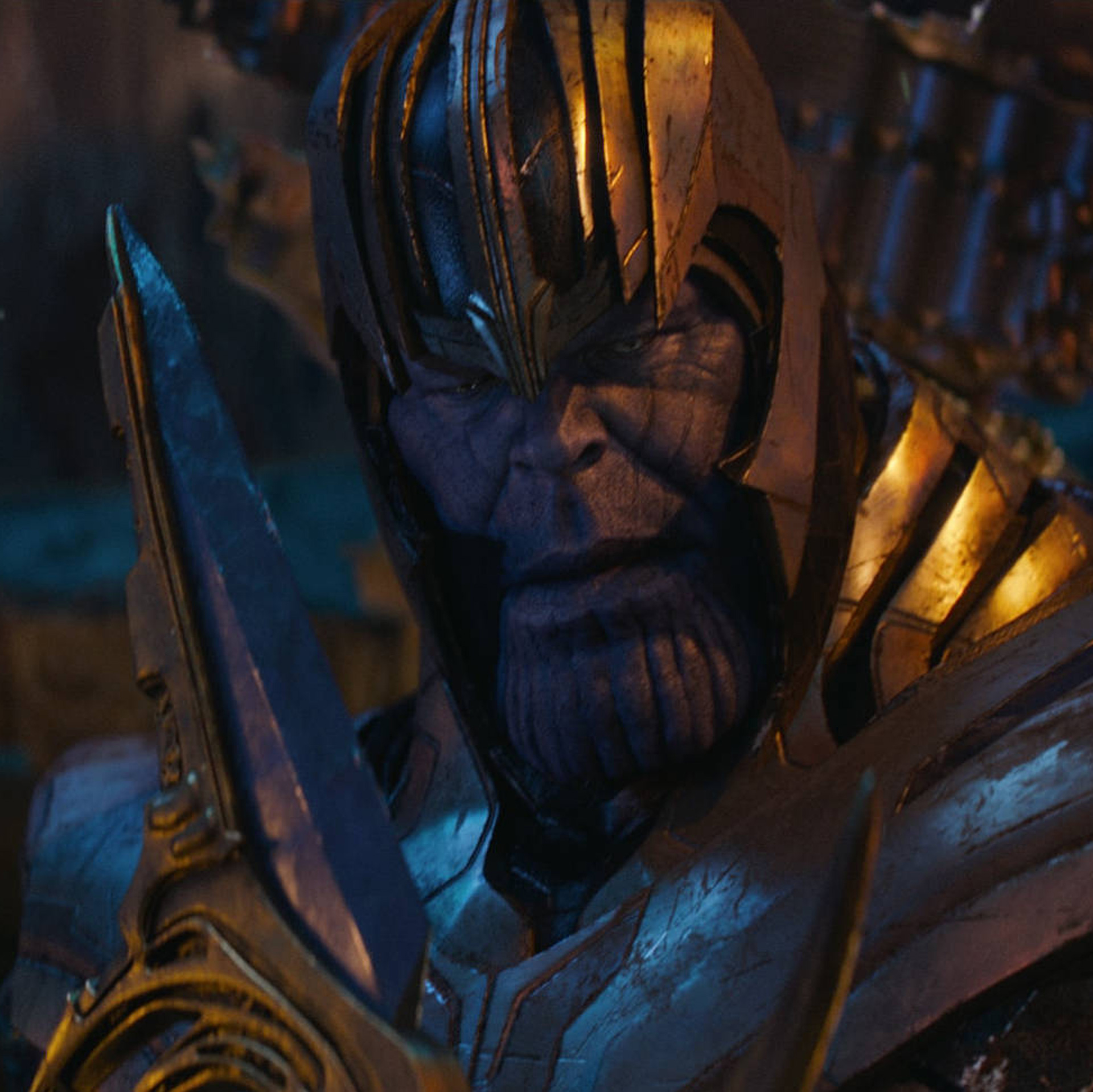 复联3国内上映倒计时最后2天,灭霸全新剧照曝光,不愧为最强反派