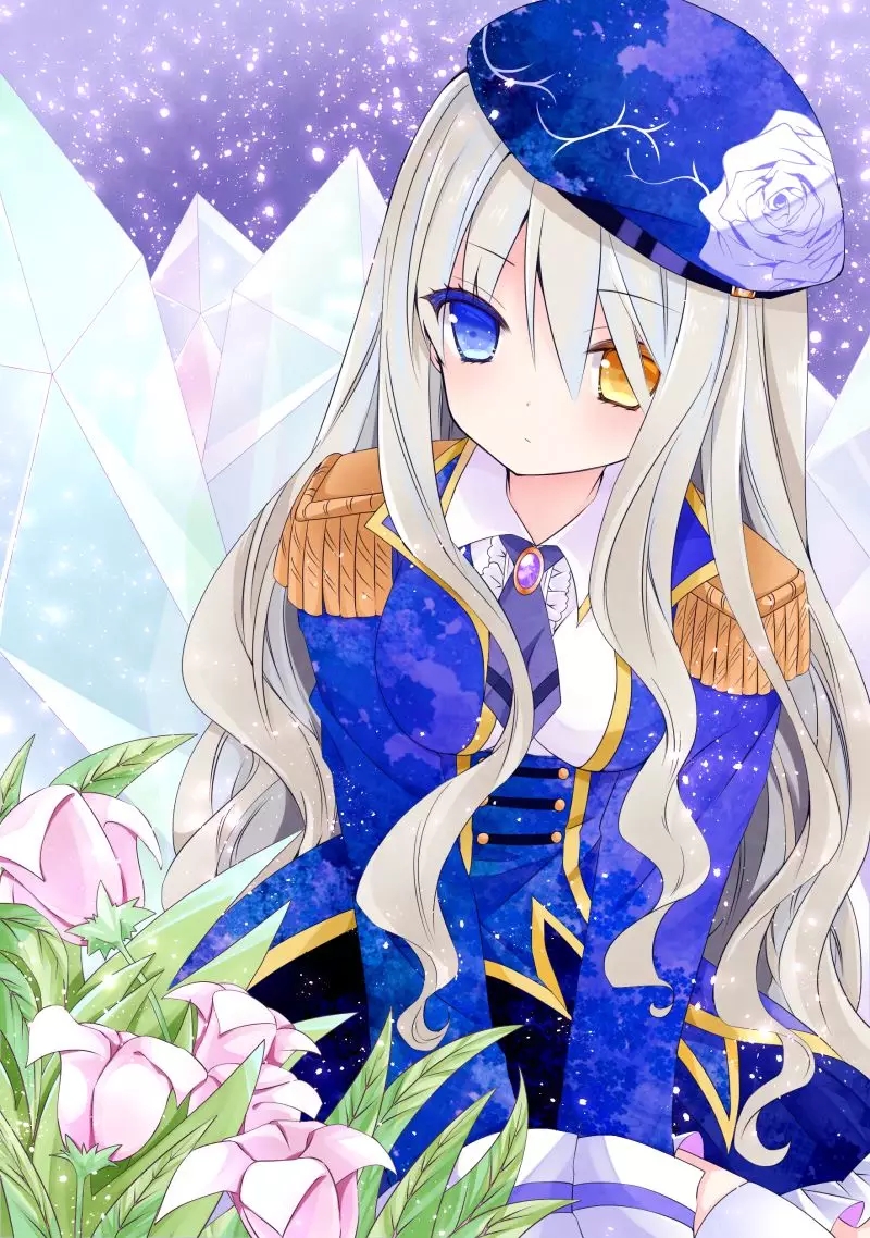 动漫图片:异色瞳美少女,超好看!