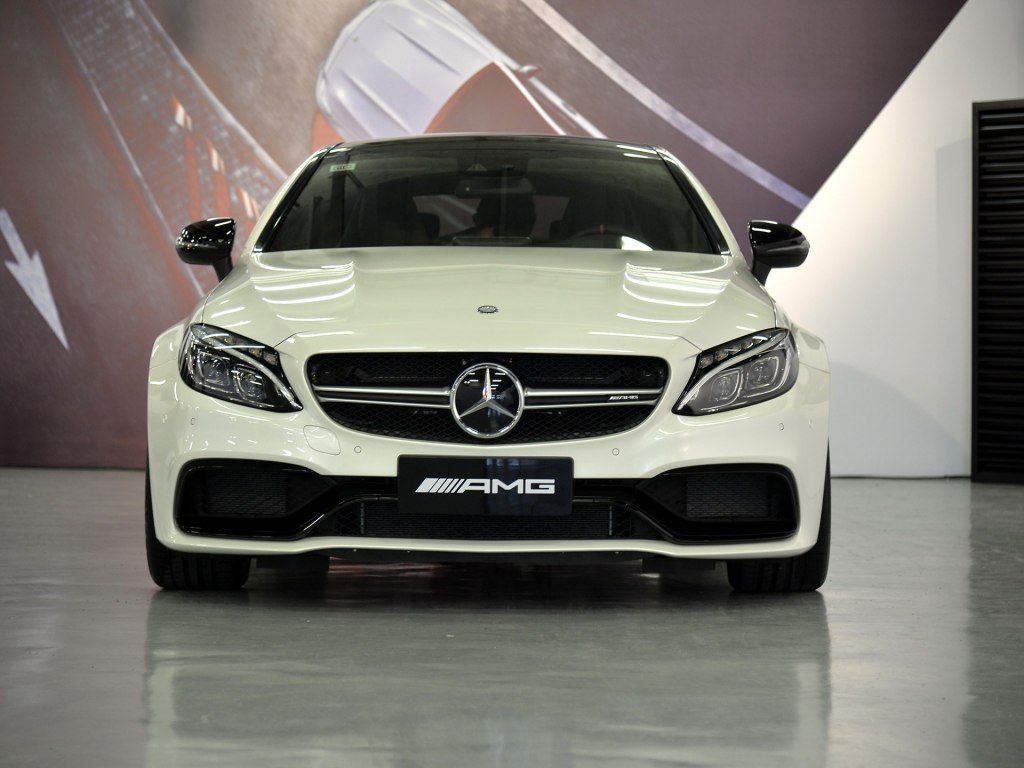 强哥车展秀 颜值爆表 amg c 63 s coupe