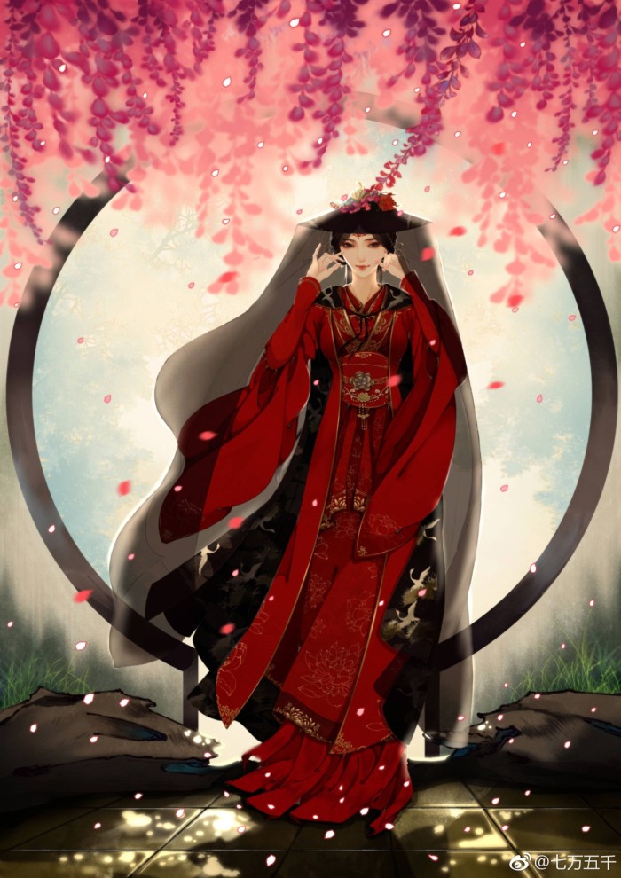 二次元古风嫁衣美人,江厌离最温柔,谢怜不小心混进去了