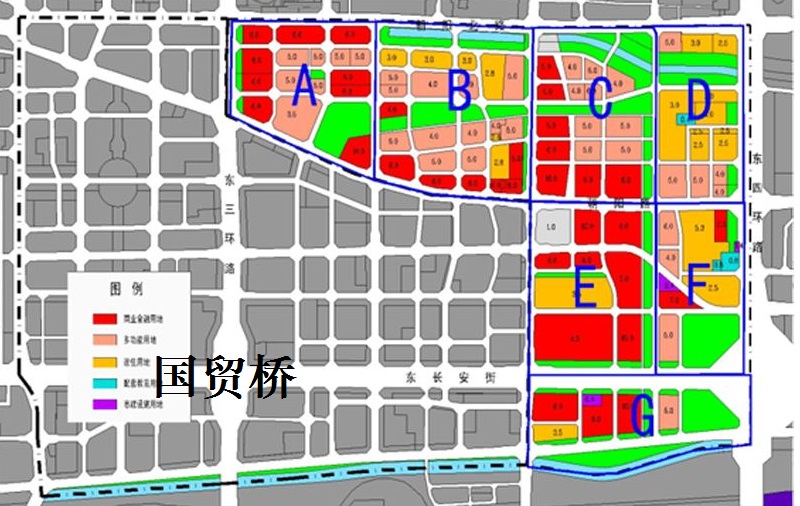 北京cbd规划图图片