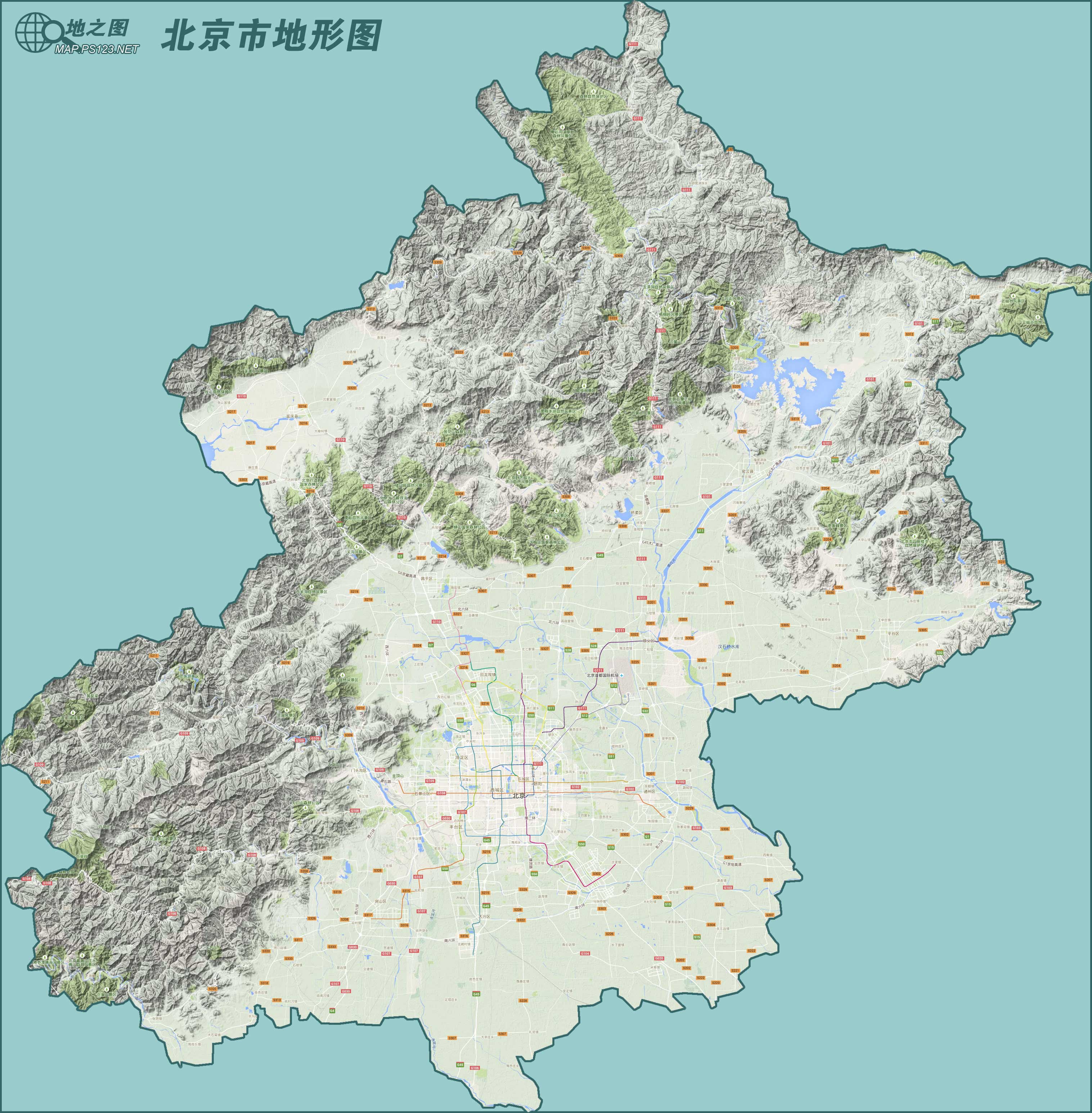 中国地理—首善之区北京市