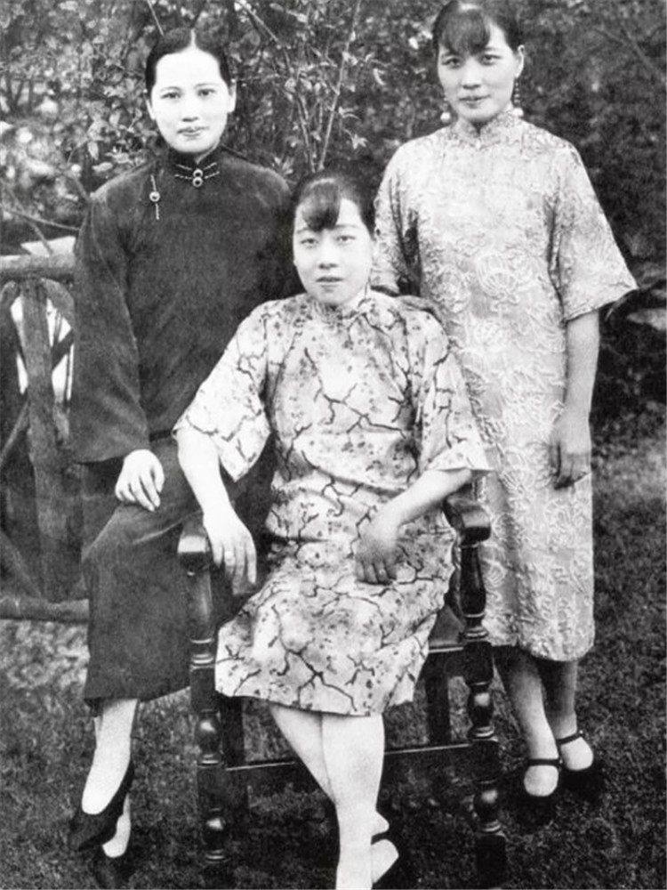 宋氏三姐妹年轻时照片图片