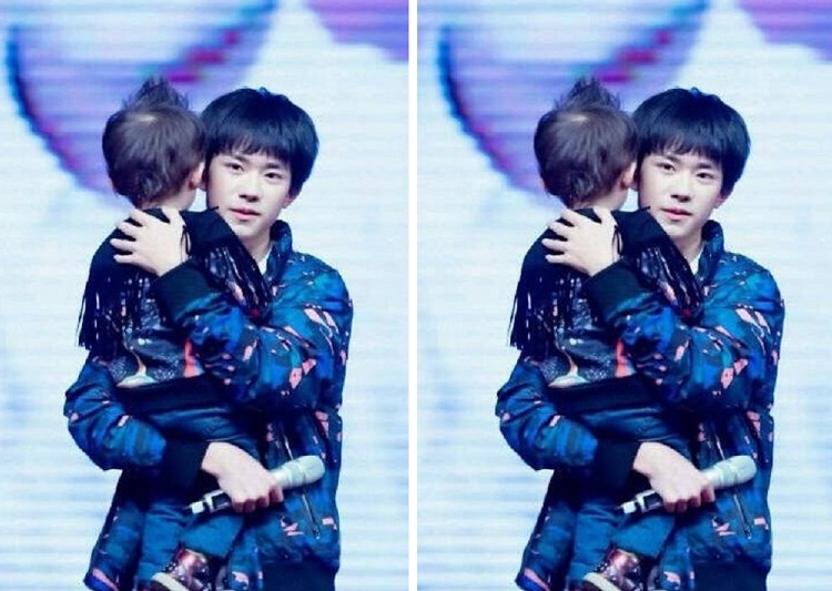 论男明星抱孩子的姿势大比拼,易烊千玺的最标准,你想被谁抱?