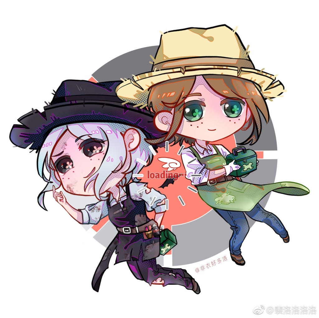 第五人格超赞的园丁同人美图,第一张超萌,最后一张仿佛在恋爱