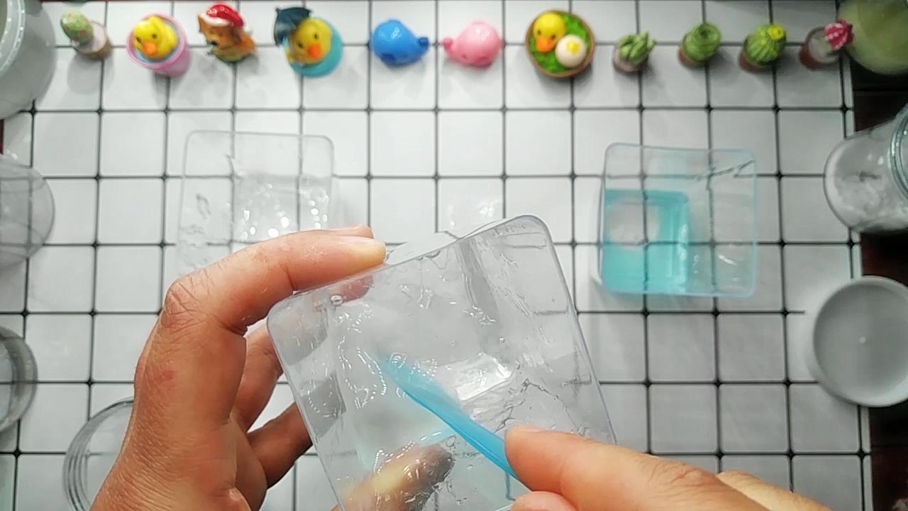 如何制作水晶泥 简单图片