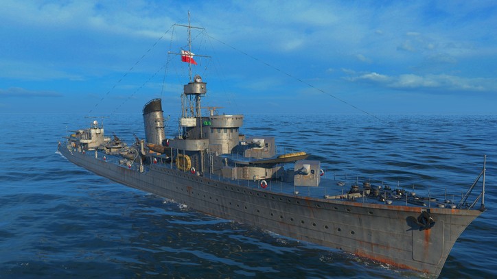 波兰雷鸣级驱逐舰图片
