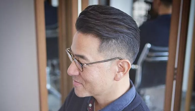2021年流行中年男发型图片