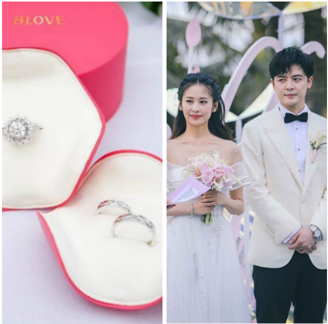 颖儿的婚戒打90分,杨颖的婚戒打99分,而她的婚戒打180分!