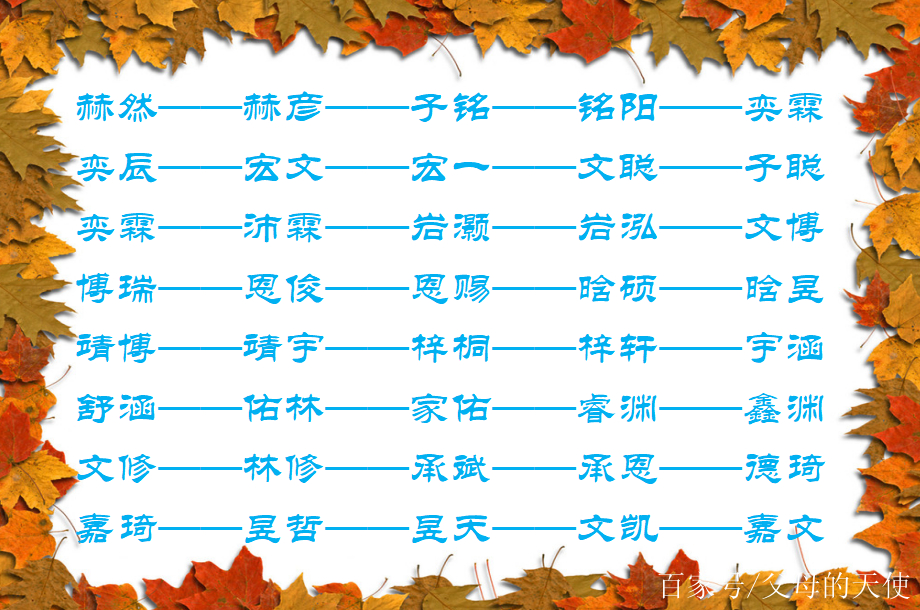适合取名字的字 baijiahao.baidu.com