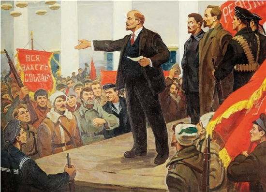 十月革命一声炮响,也给西方送去了马克思主义