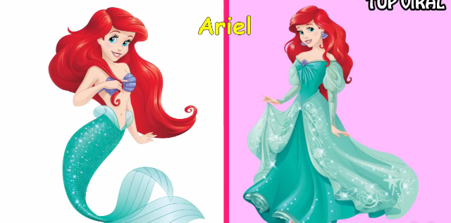 当迪士尼公主们都穿上了嫁衣,白雪公主气场十足,艾莎优雅大方