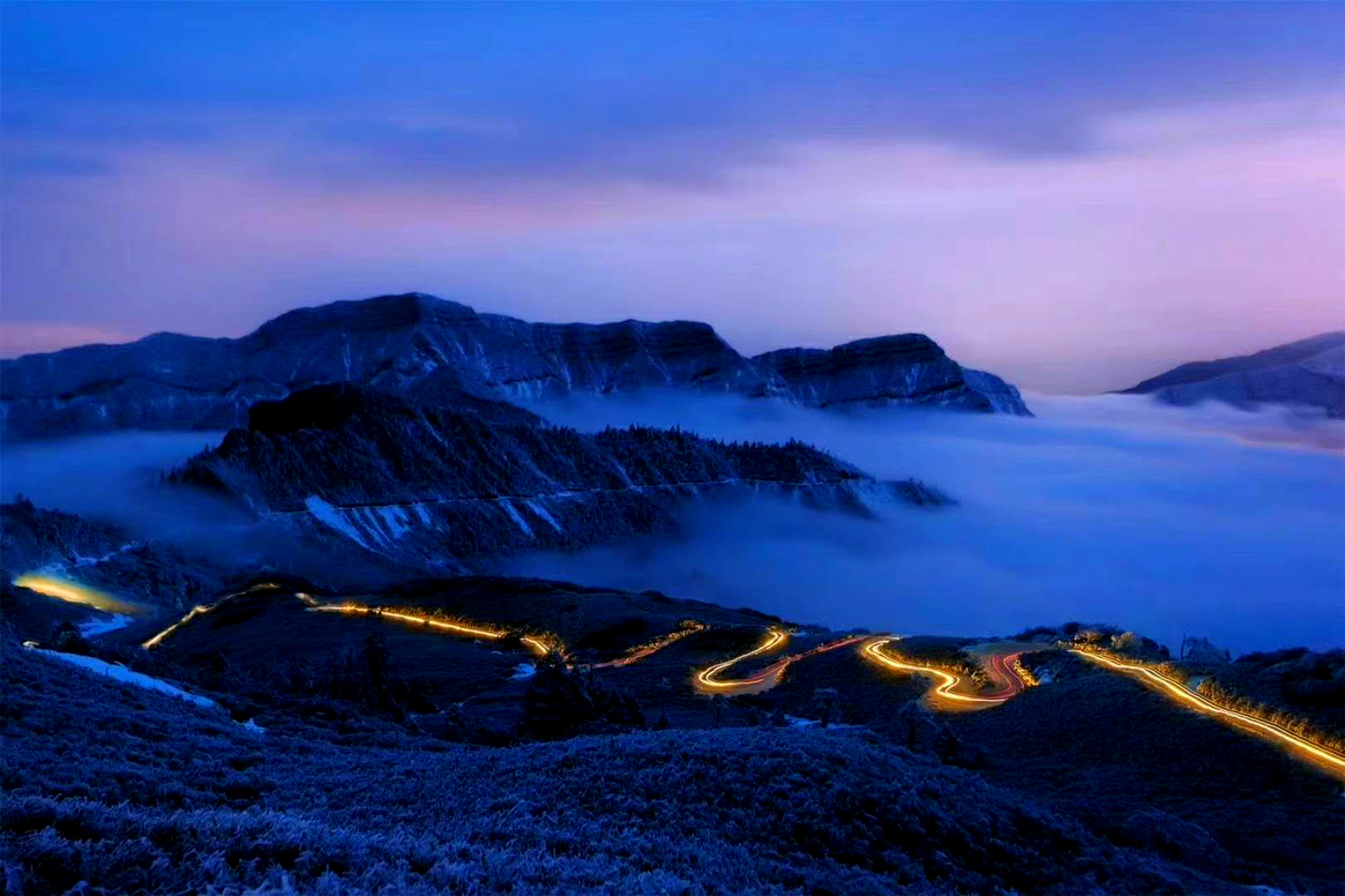 雅安光头山的美景