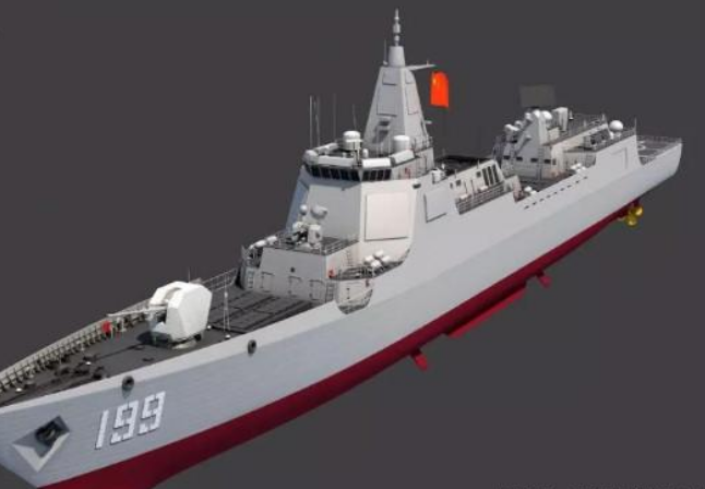 缩小版052d!052e驱逐舰照片曝光,西方:若爆发战争,北京有后招