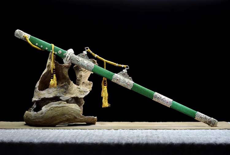 天眼纹麒麟唐横刀—典雅版