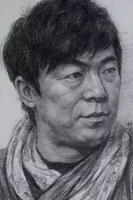 当红明星素描照:刘亦菲打80分,小沈阳90分,他的素描照最霸气!