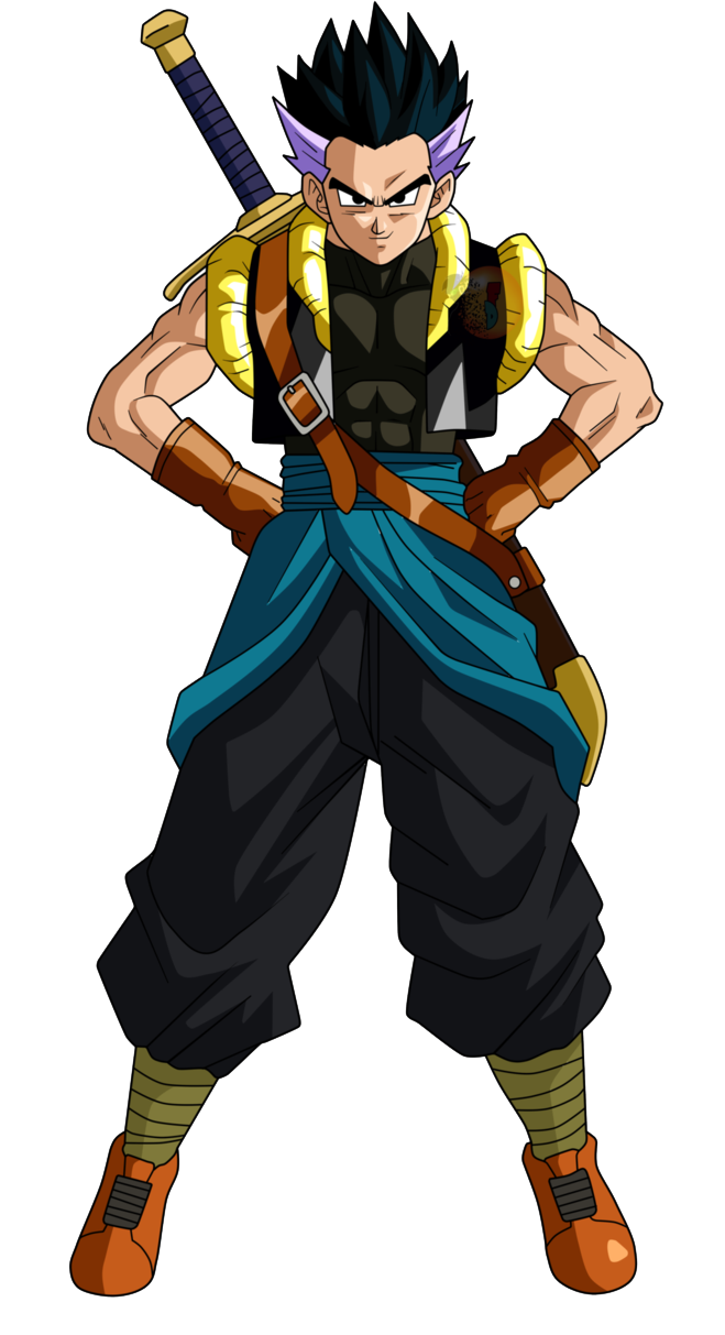 龙珠英雄:青年期的孙悟天和特兰克斯合体,悟天克斯图赏!