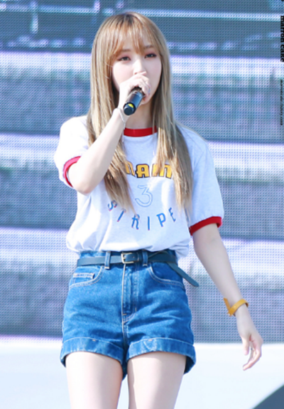 mamamoo玟星她为了出道,努力减肥,从60kg减到48kg,女孩子奋斗的目标!