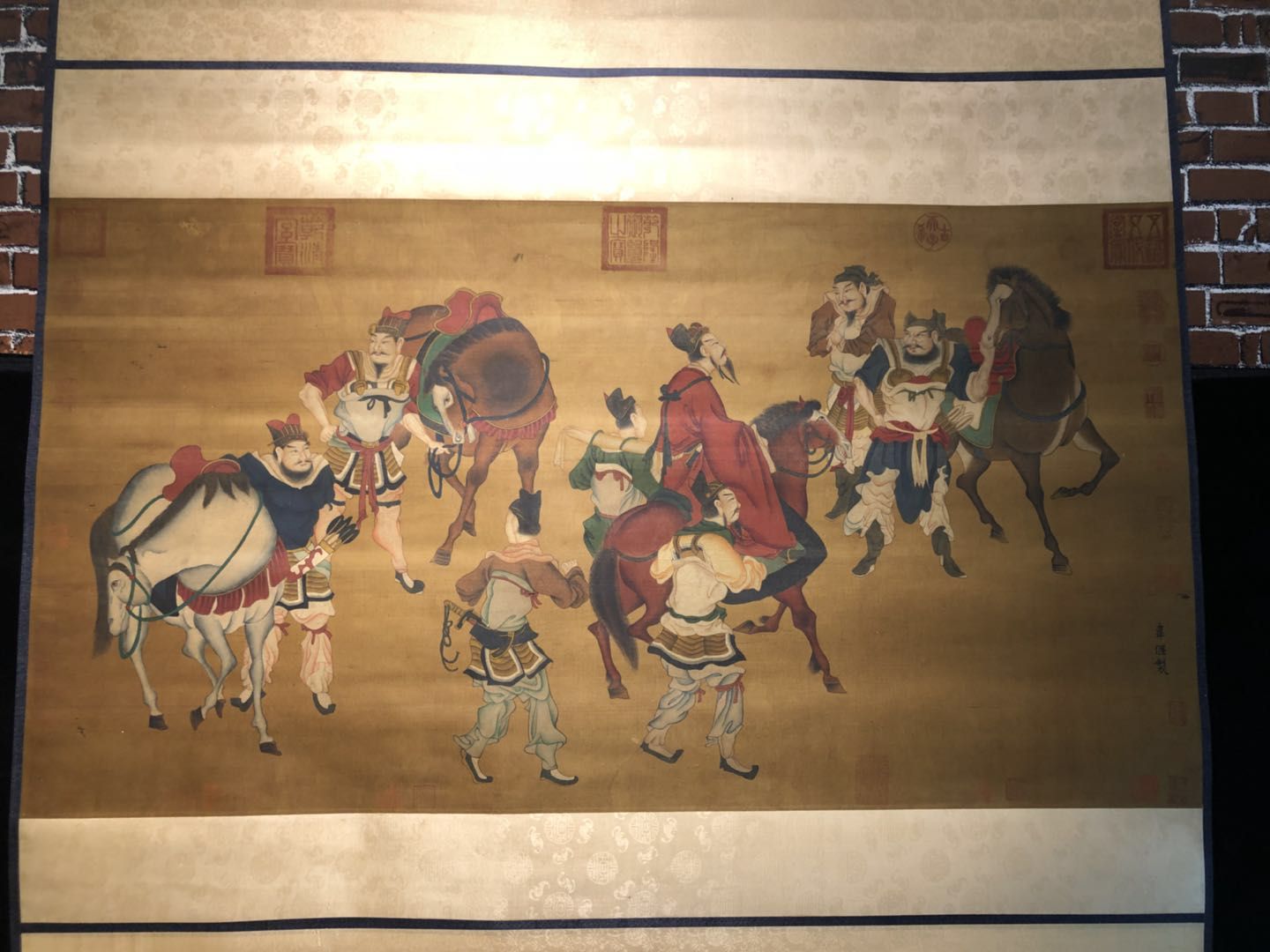 唐代画家韦偃,绢本人物骑马老画,一起品鉴!