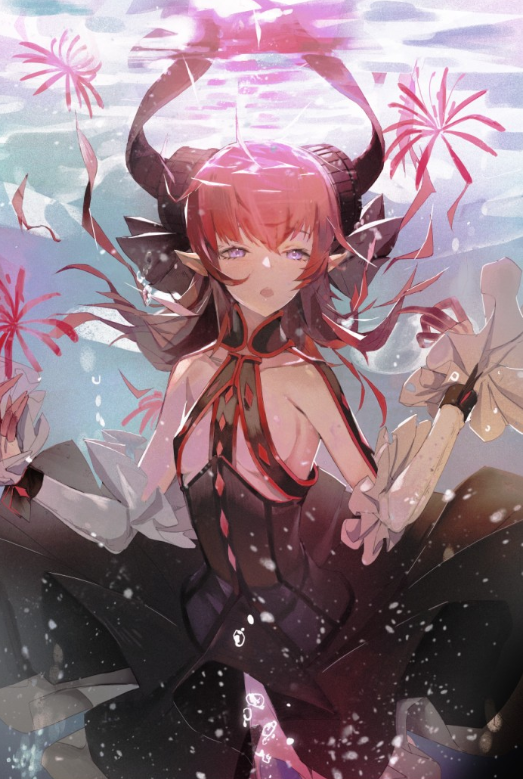 fgo:理所当然,继续向前吧!龙娘手机壁纸与你分享