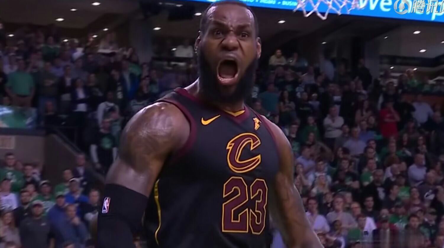 詹姆斯再现狮王怒吼 骑士赢抢七大战获东部冠军连续4年打进总决赛