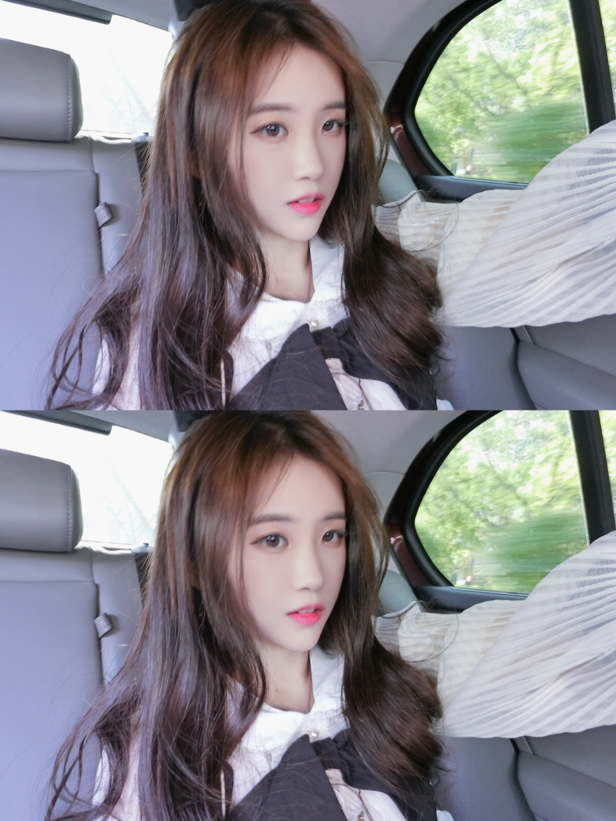 快手红人杨清柠最经典的拍照姿势,图2亮点十足,图6非常美