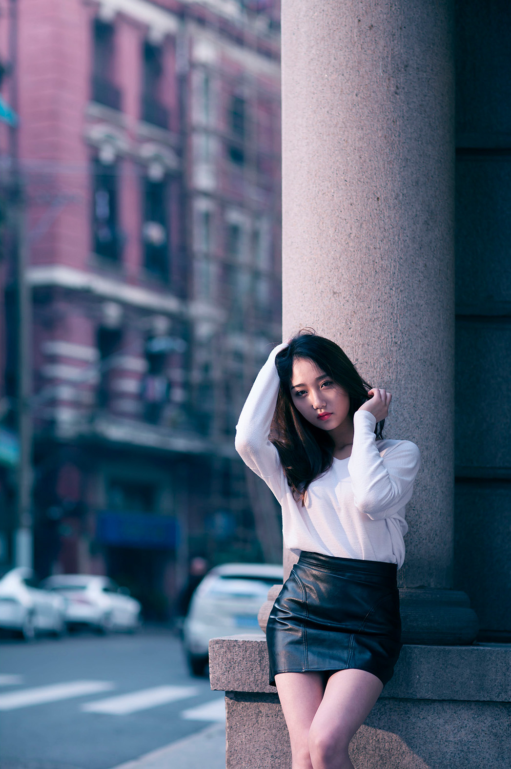 环境人像摄影:都市女孩