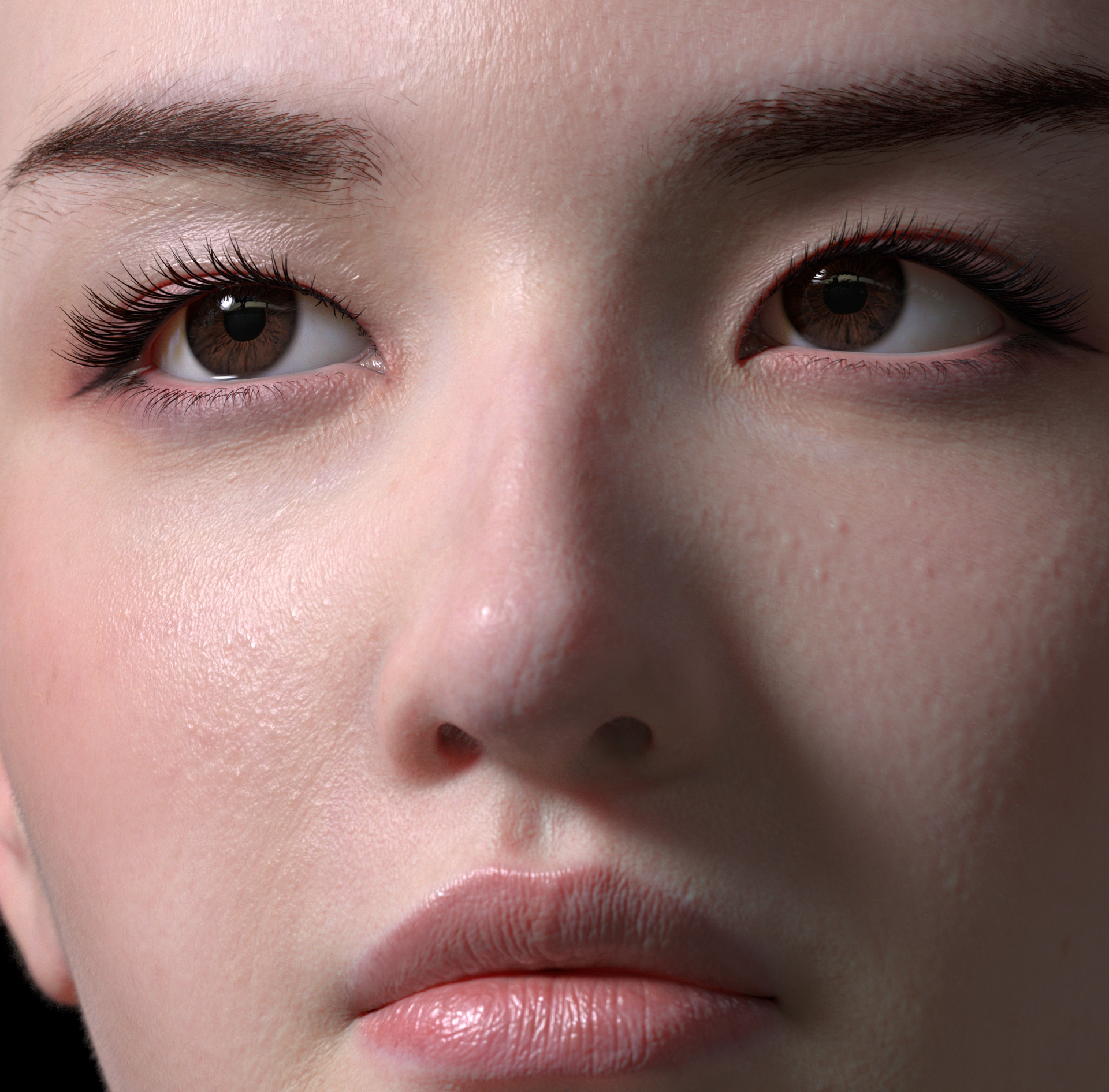 看了这组3d人物模型我觉着真人电影全靠后期动画处理的日子不远了