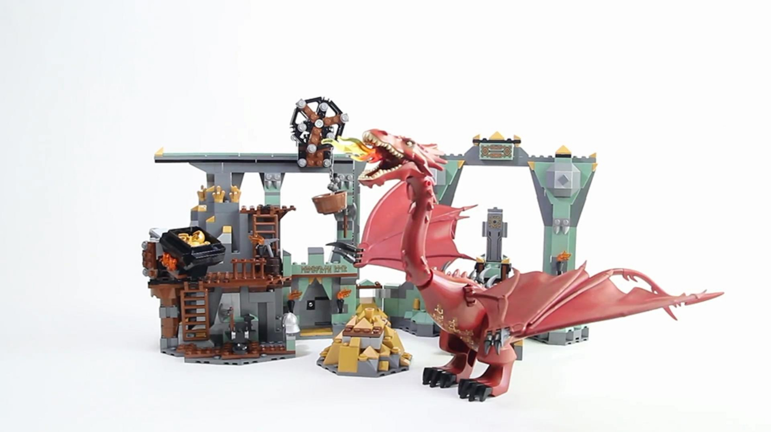 拼装乐高积木魔戒霍比特人系列79018,孤山