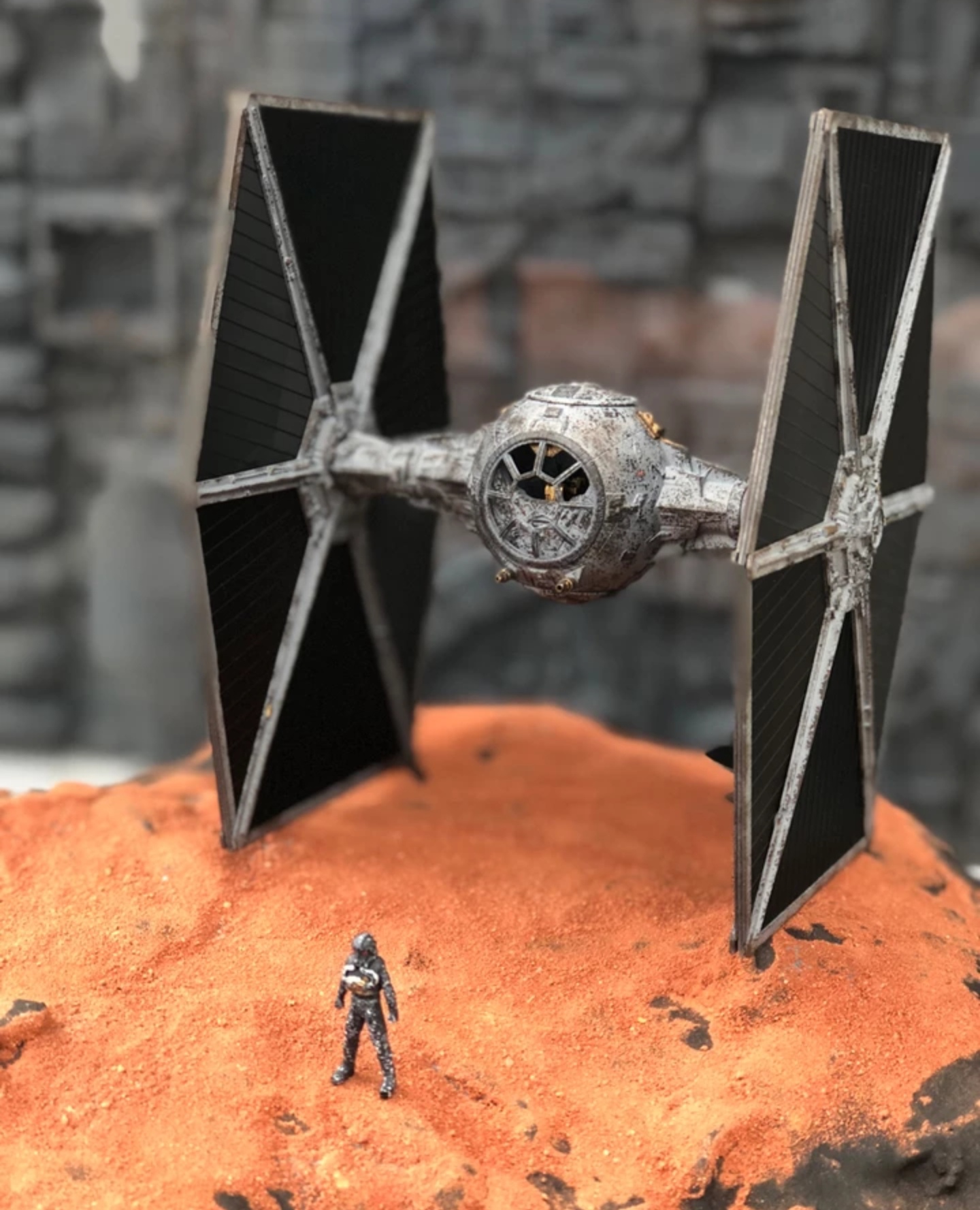 diy涂装:星球大战先进钛战机情景模型