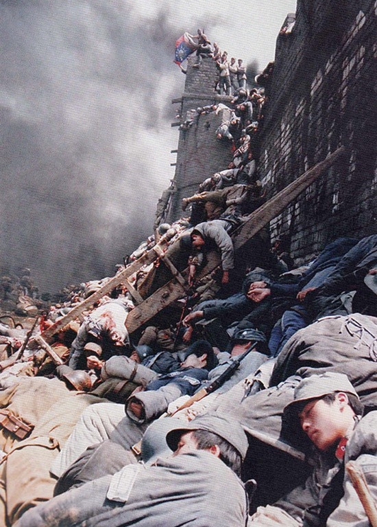 抗日经典影片《血战台儿庄》几处让人震撼落泪的情节