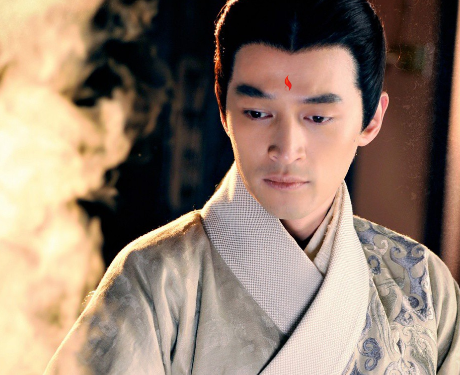 男星古装若眉心加上红痣,鹿晗太美,霍建华太仙,图6让人震惊!