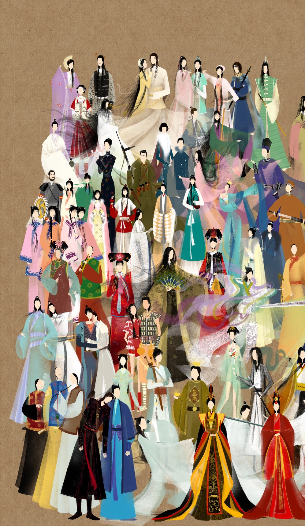 看无脸图猜剧名,最后一幅,你能猜出多少个剧名?