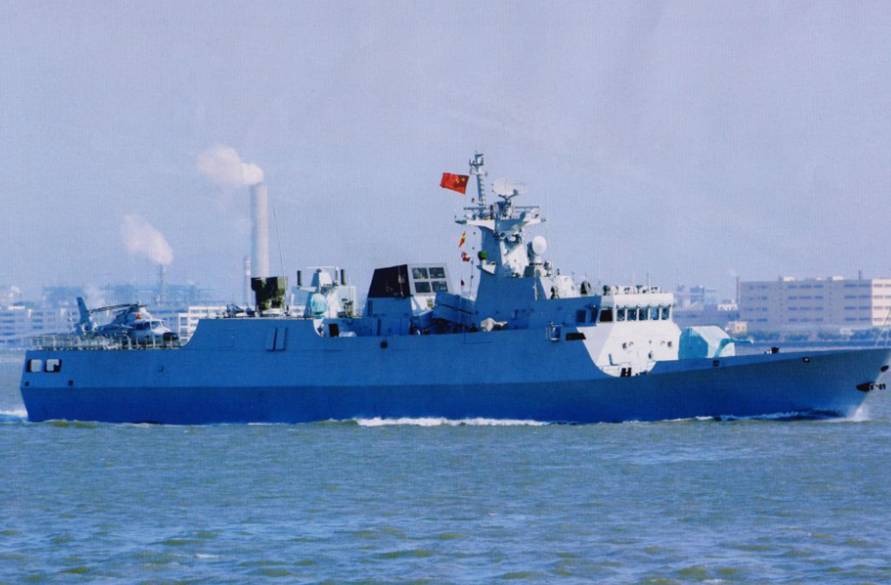 中国又一艘056护卫舰乌海舰服役