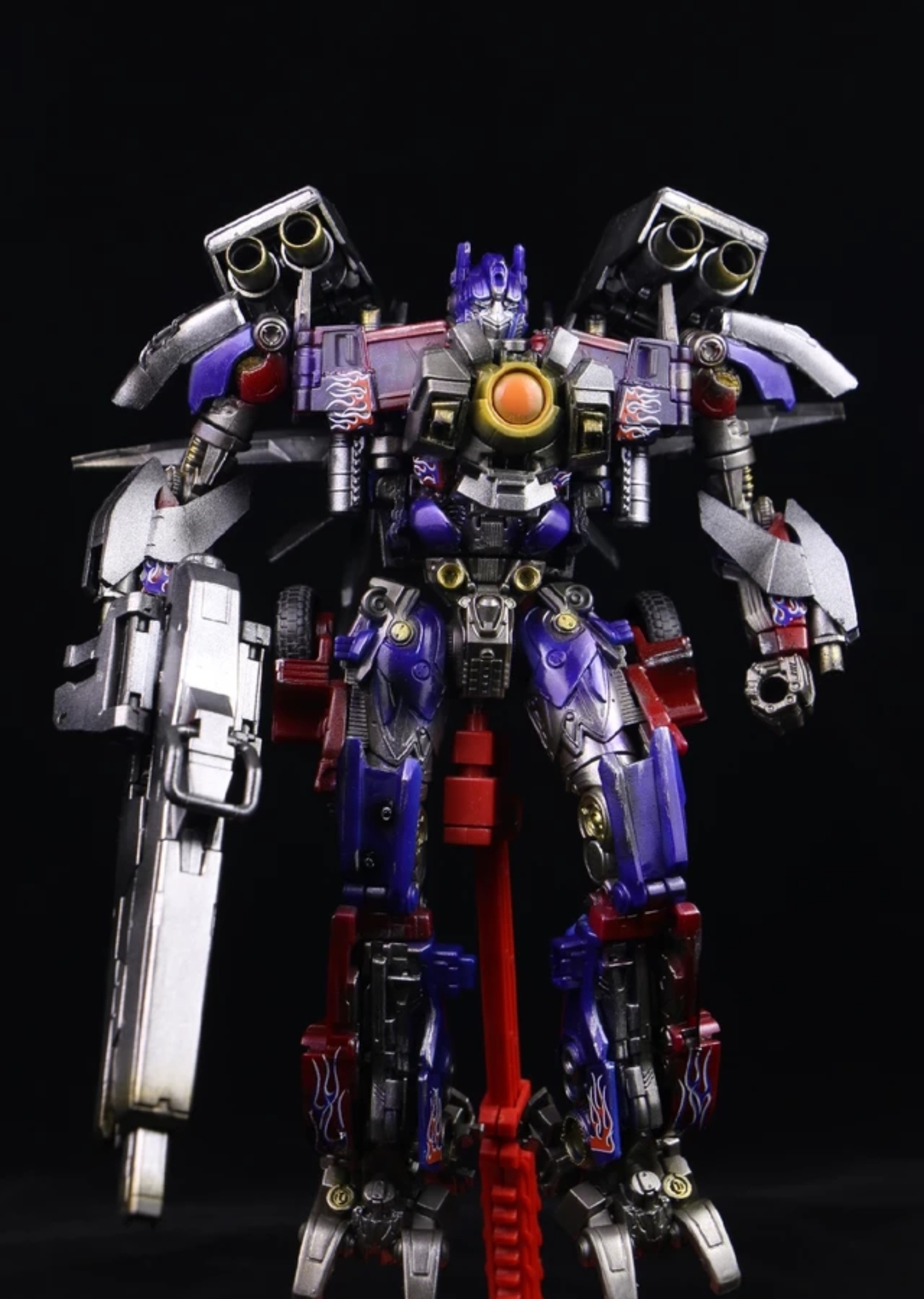 变形金刚ss擎天柱重涂爆甲改模