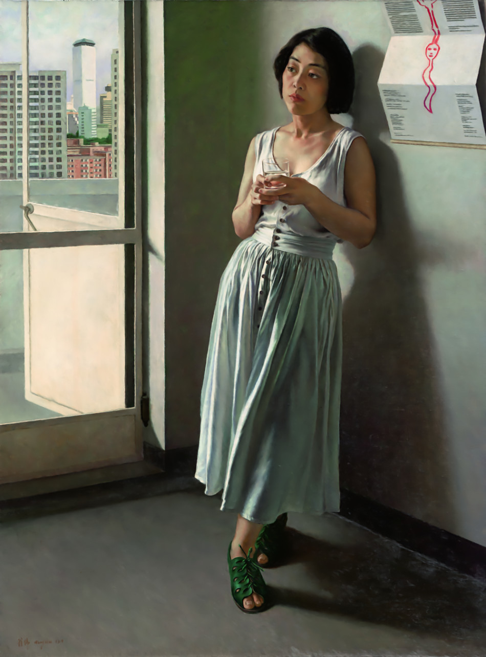 翁伟油画作品欣赏