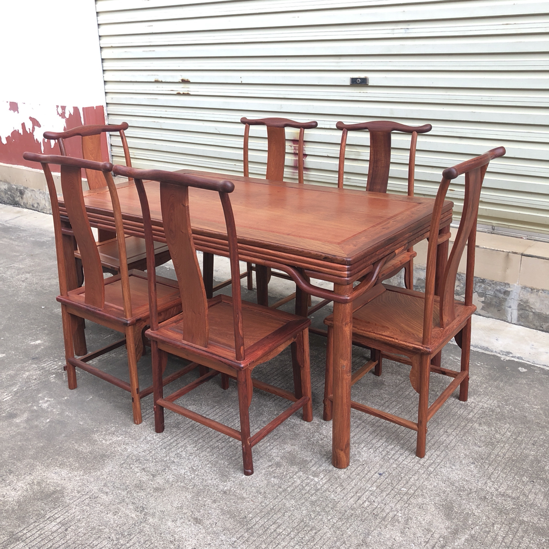 缅甸花梨明式餐桌,中式餐厅首选