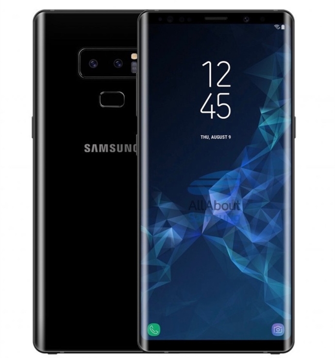 三星galaxy note9渲染图很惊艳