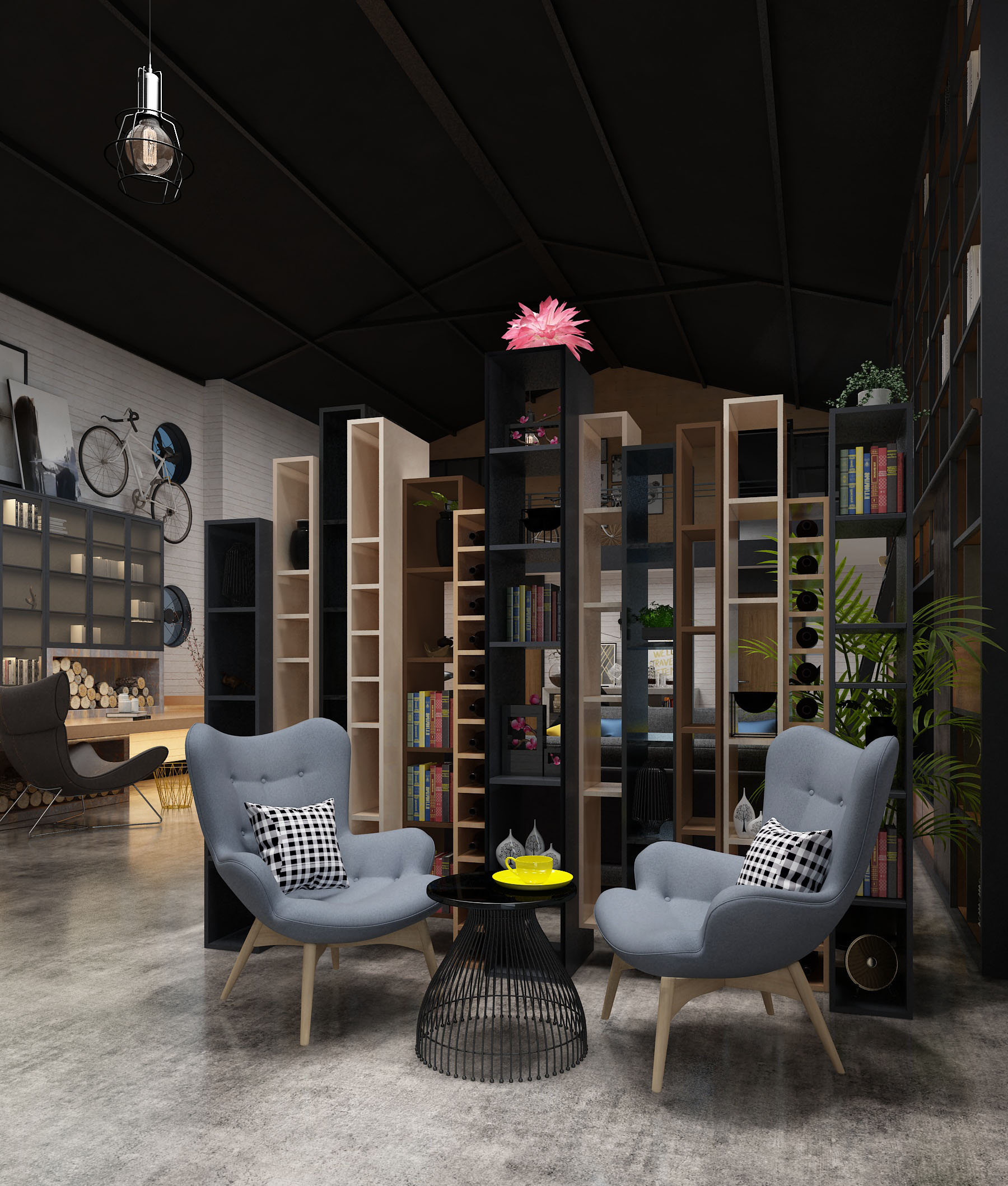 工厂车间变身乌托邦工业loft装修风格效果图展示