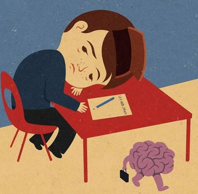 引人深度思考的4张人性图:图2自己的路自己去画,不要走别人的路