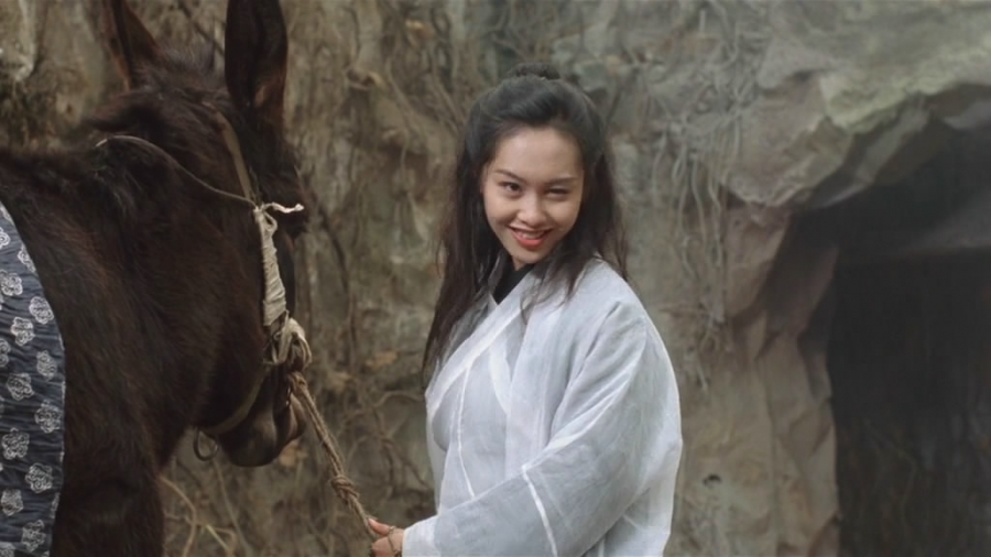 朱茵版紫霞仙子珍稀剧照,一双大眼,灵气十足,永远的经典