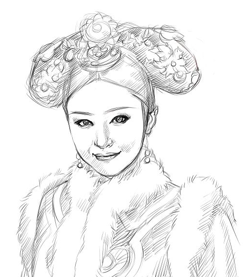 《甄嬛传》人物铅笔画,一秒认出的可以称得上真爱粉