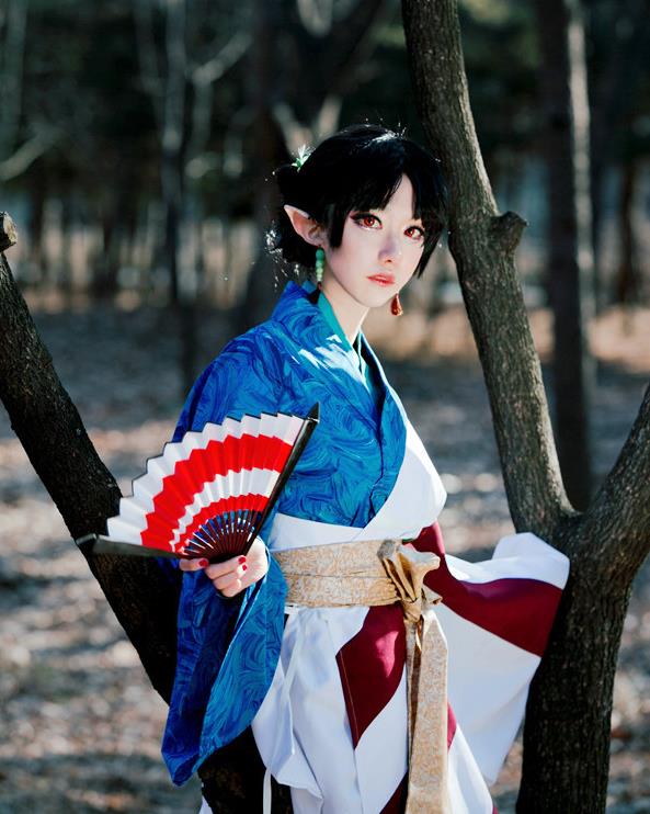 《犬夜叉》神乐cosplay,被图一的小姐姐惊艳到了!