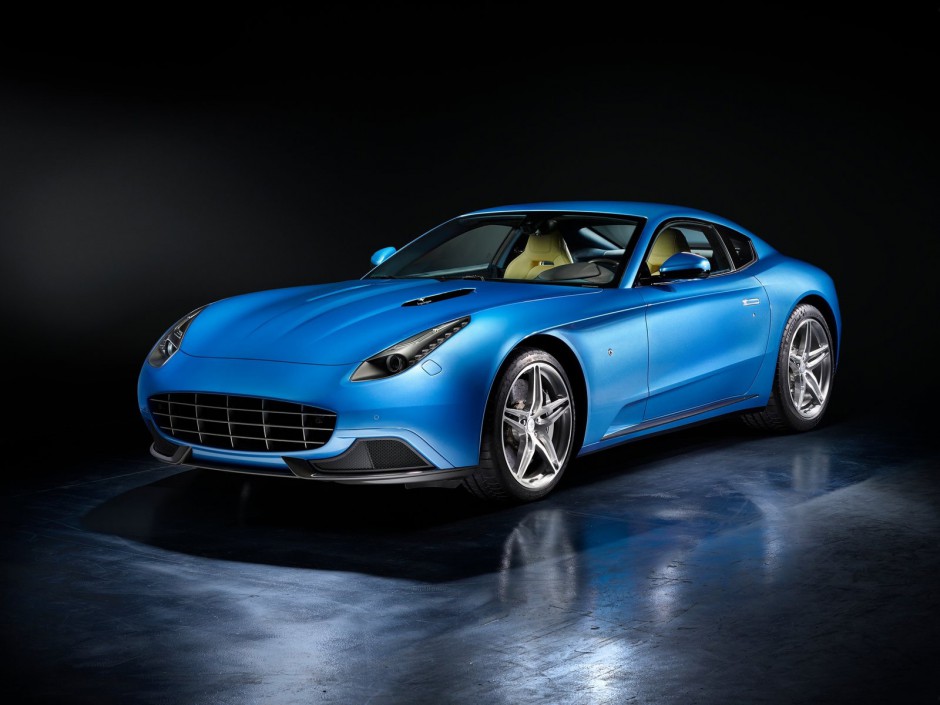 法拉利f12 berlinetta lusso,藍色跑車,與眾不同